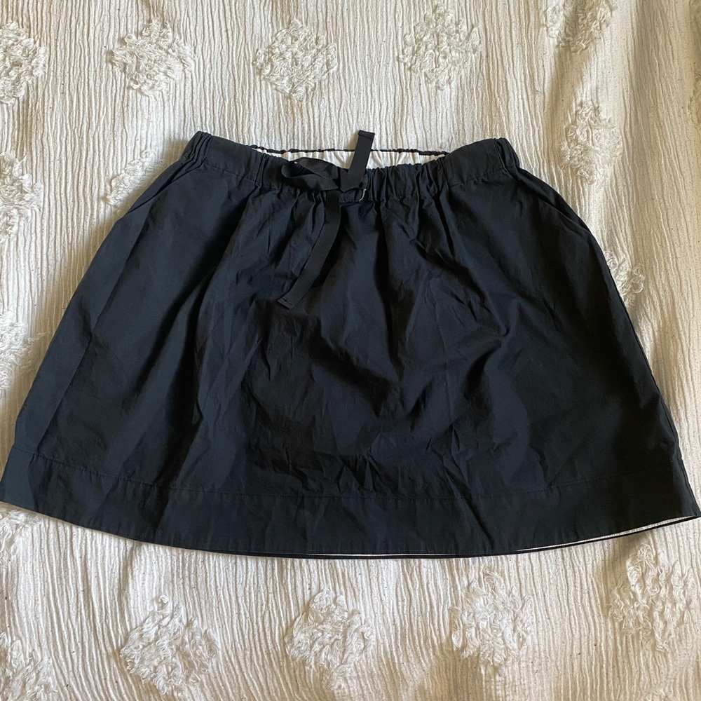 Vineyard Vines Black A-Line Skirt Size Small 100% Cotton